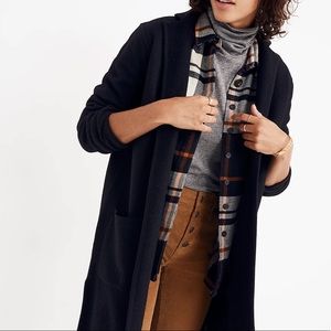 Madewell Camden Sweater-Coat in black